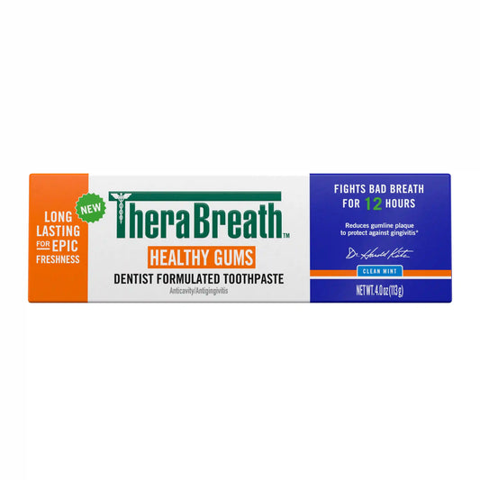TheraBreath Healthy Gums Toothpaste, Helps Fight Gingivitis, Clean Mint