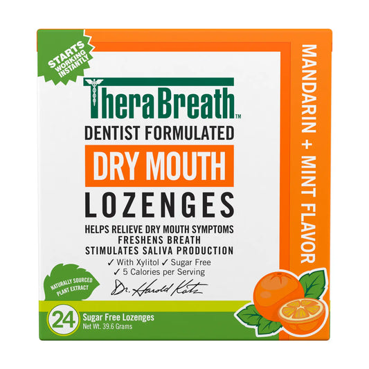 Dry Mouth Lozenges - Mandarin Mint